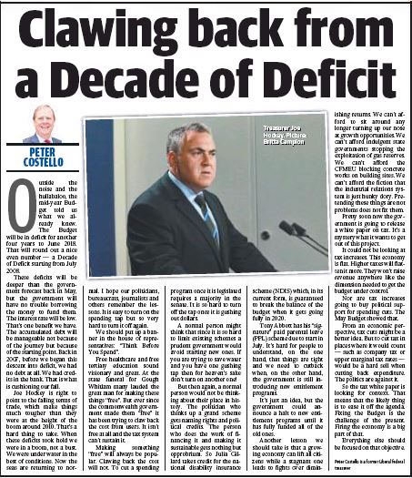 Clawing back from a Decade of Deficit