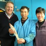 Peter Costello with Frank and Wendy Deng