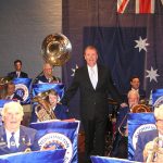 Peter Costello with the Stonnington City Brass