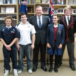 Peter Costello with Local Sporting Champions
