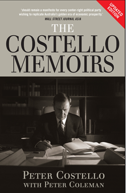 Peter Costello Memoirs book